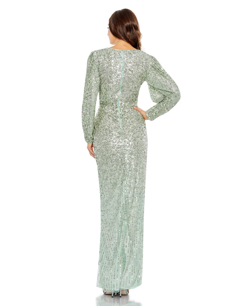 Mac Duggal 5638-Seafoam-BK