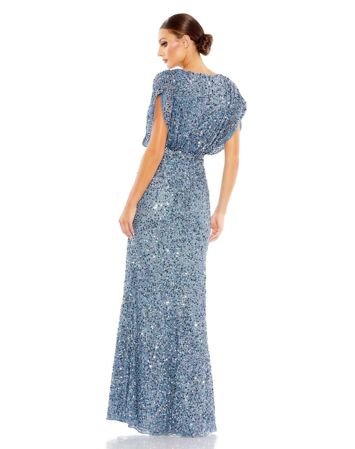 Mac Duggal 5640-SlateBlue-BK
