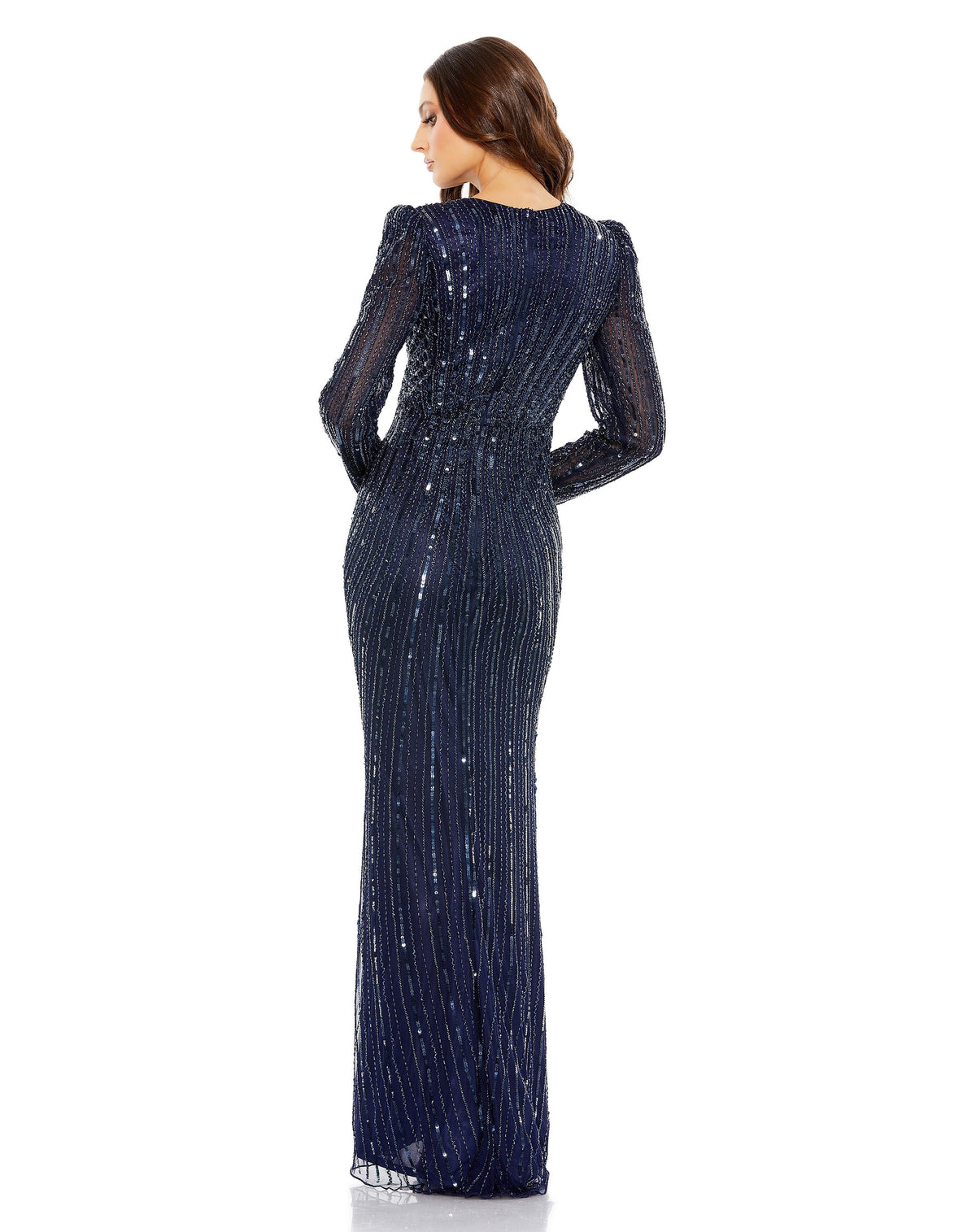 Mac Duggal 5641-Navy-BK