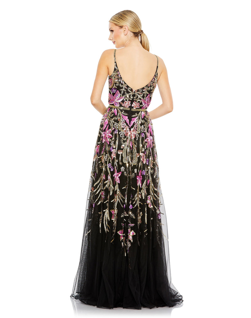 Mac Duggal 5671-BlackMulti-BK