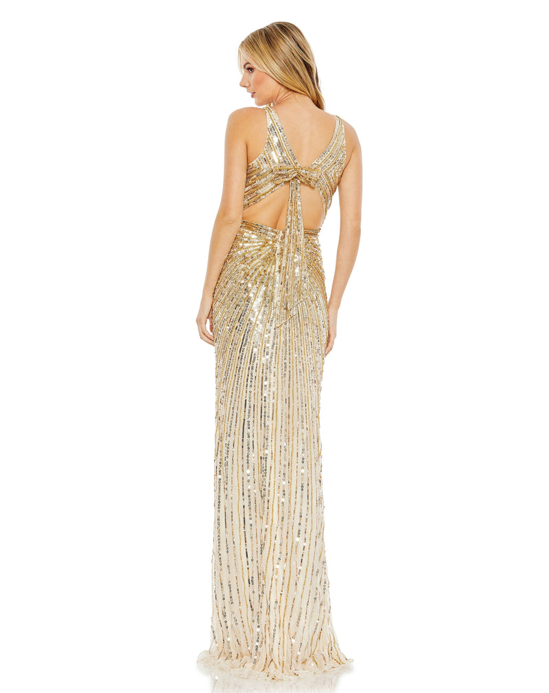 Mac Duggal 5685-Gold-BK