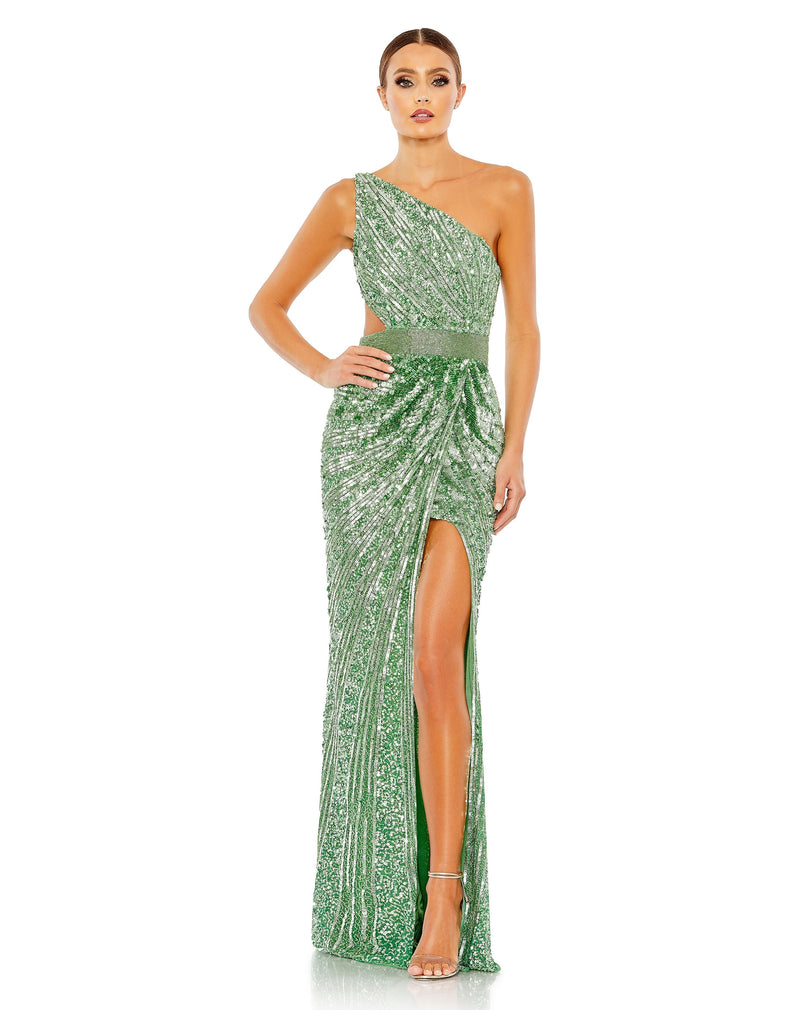 Mac Duggal 5687-Sage-AB