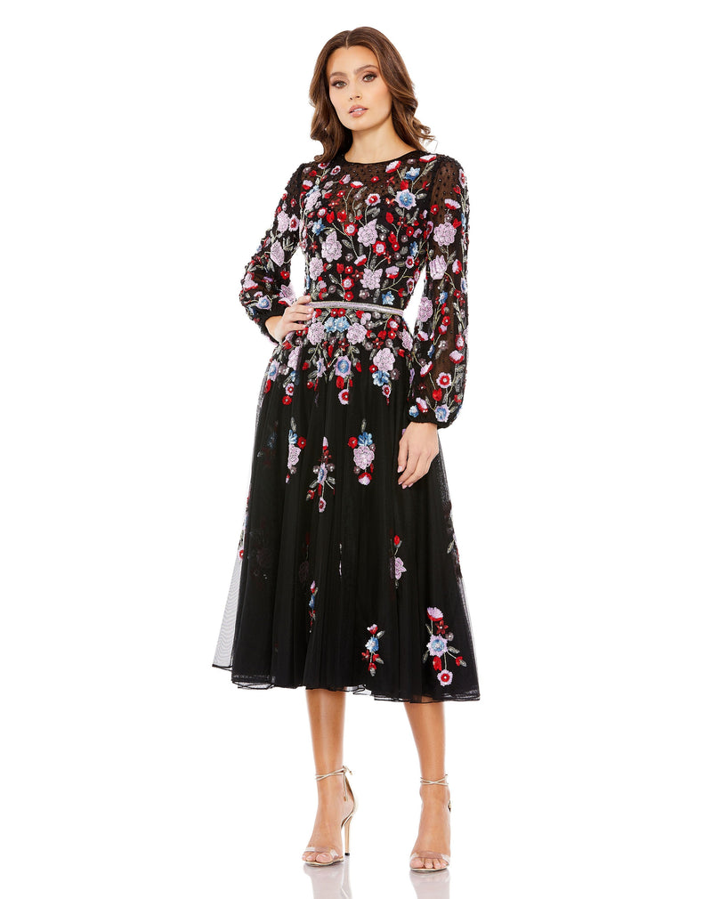 Mac Duggal 5712-BlackMulti-AB