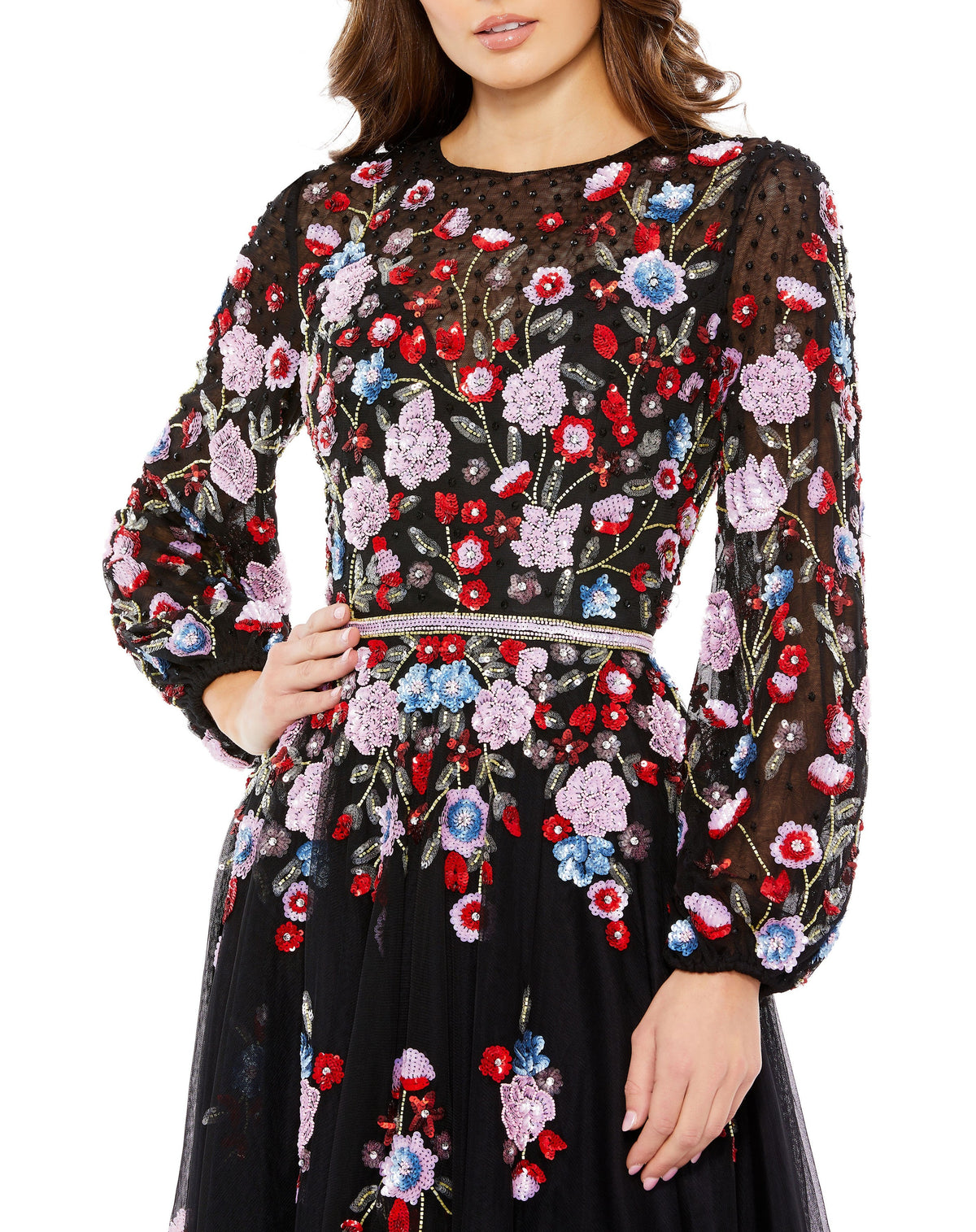 Mac Duggal 5712-BlackMulti-CL