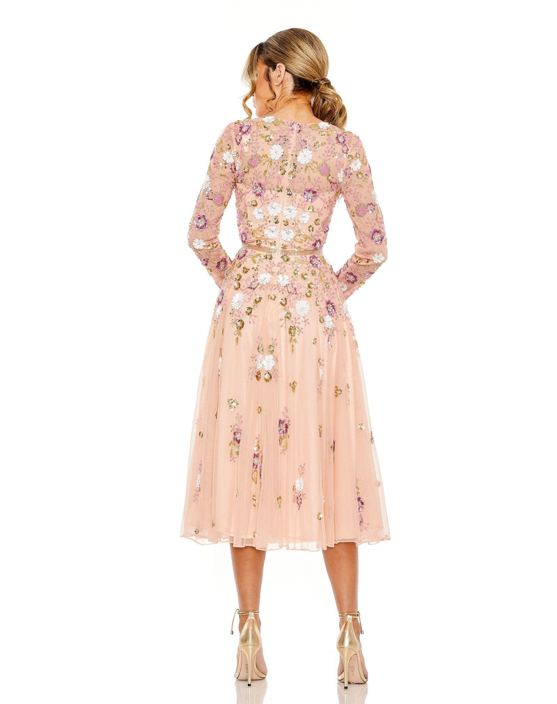 Mac Duggal 5716-Blush-BK