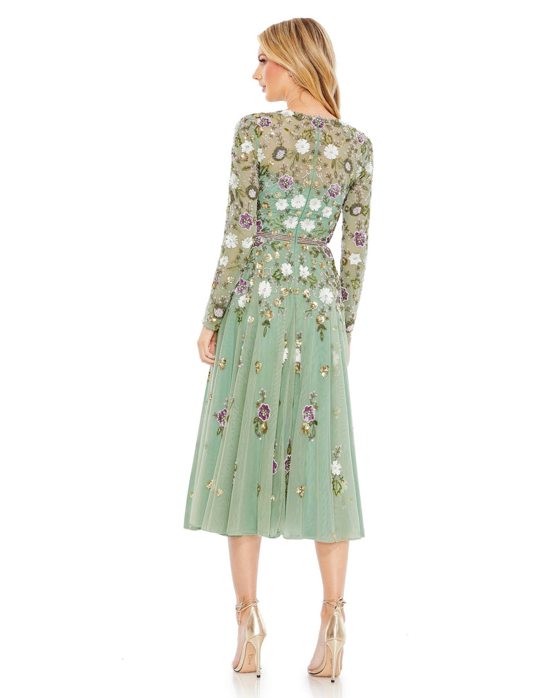 Mac Duggal 5716-SageMulti-BK