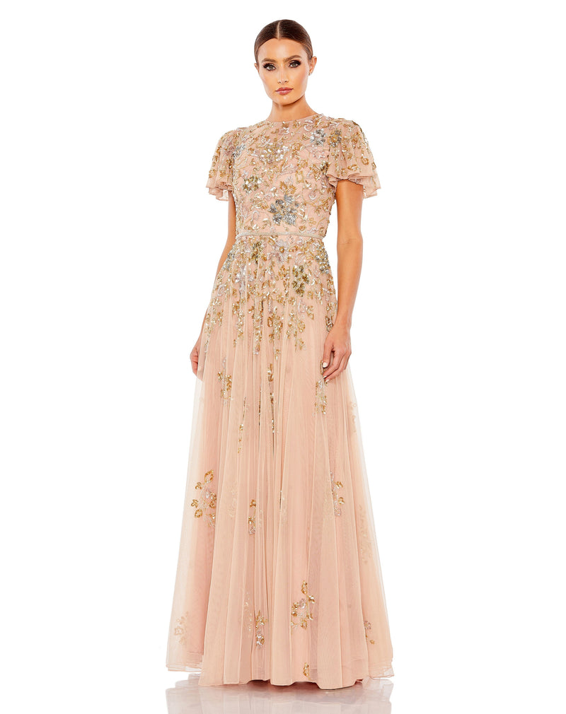 Mac Duggal 5717-TaupeMulti-AB