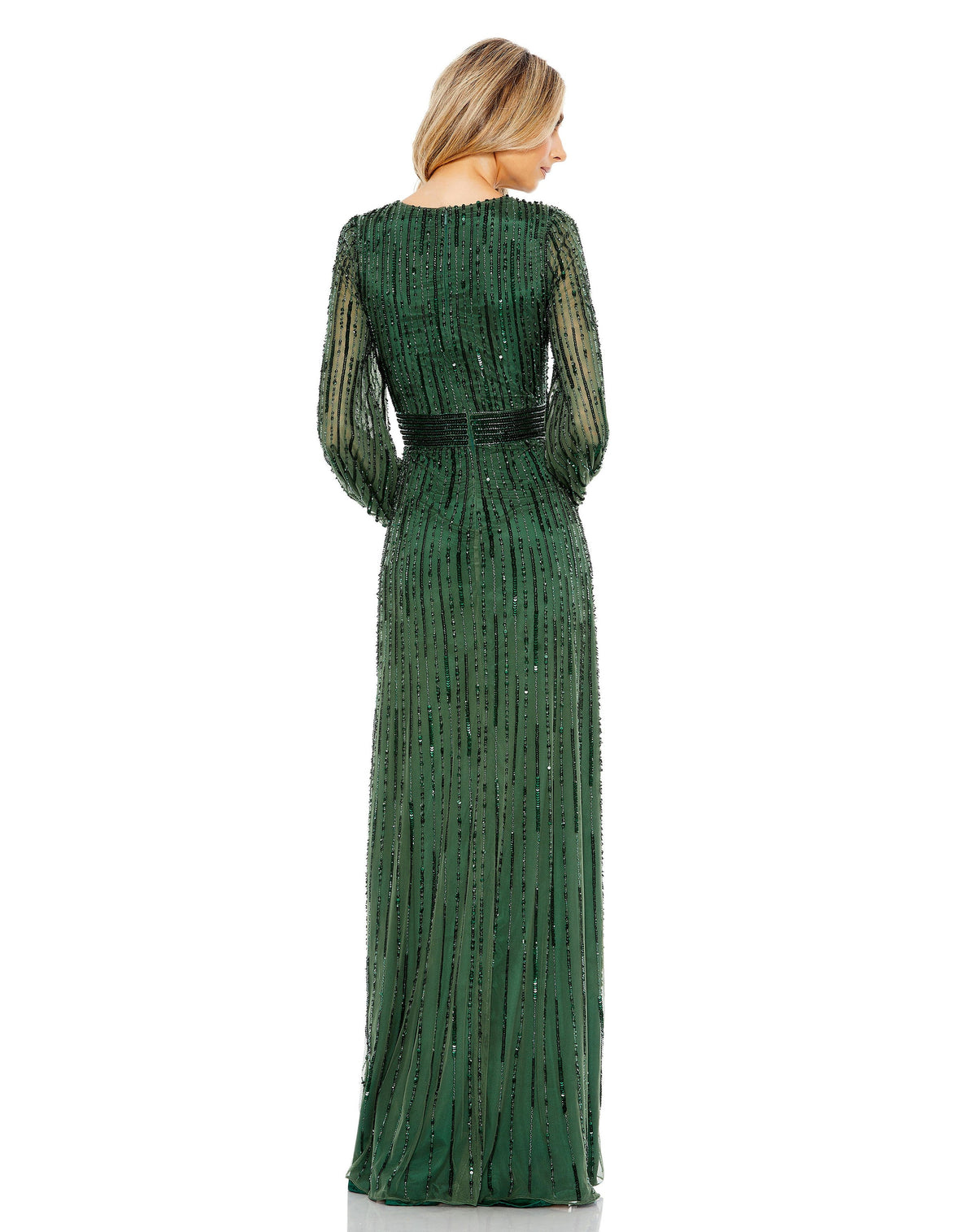 Mac Duggal 5718-DarkGreen-BK