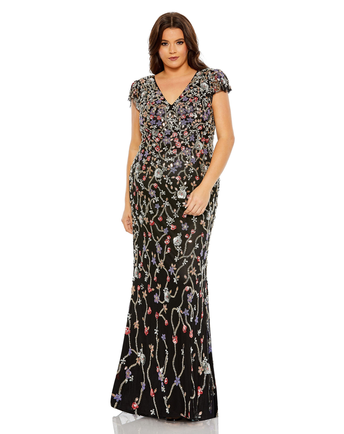 Mac Duggal 5751-BlackMulti-AB