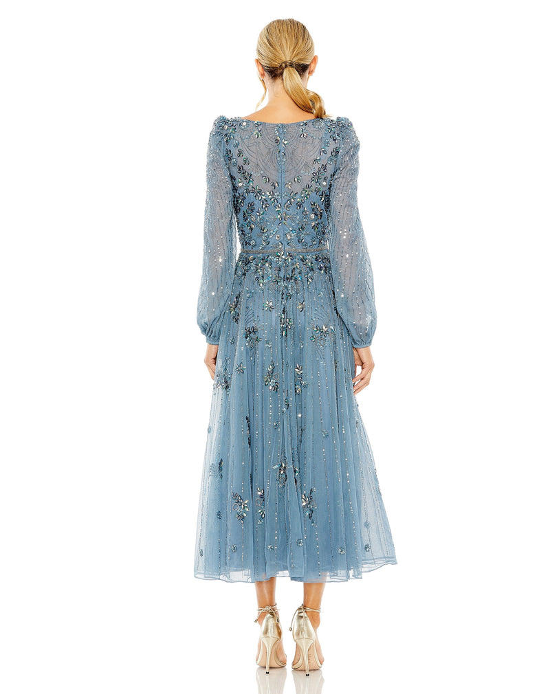 Mac Duggal 5990-SlateBlue-BK