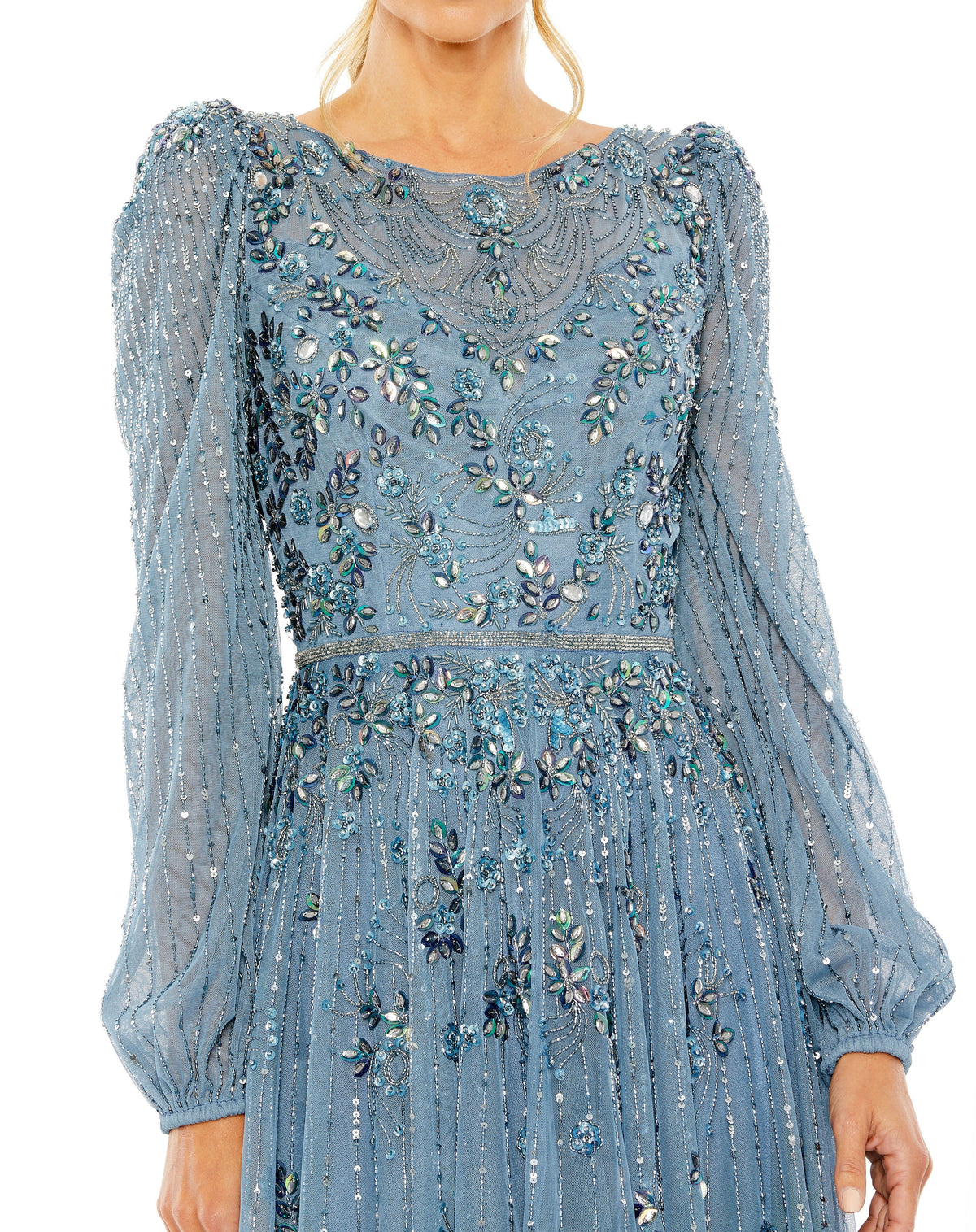 Mac Duggal 5990-SlateBlue-CL