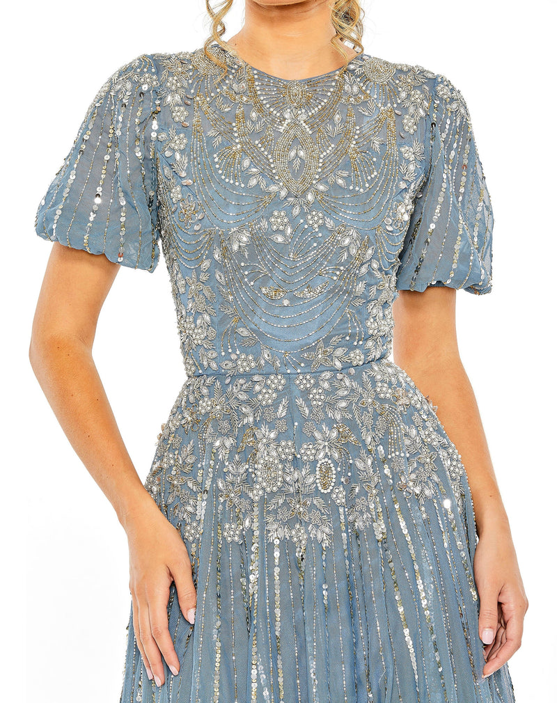 Mac Duggal 5991-SlateBlue-CL