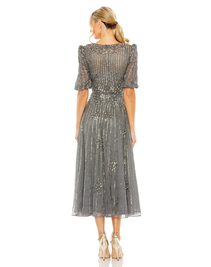 Mac Duggal 5995-Pewter-BK