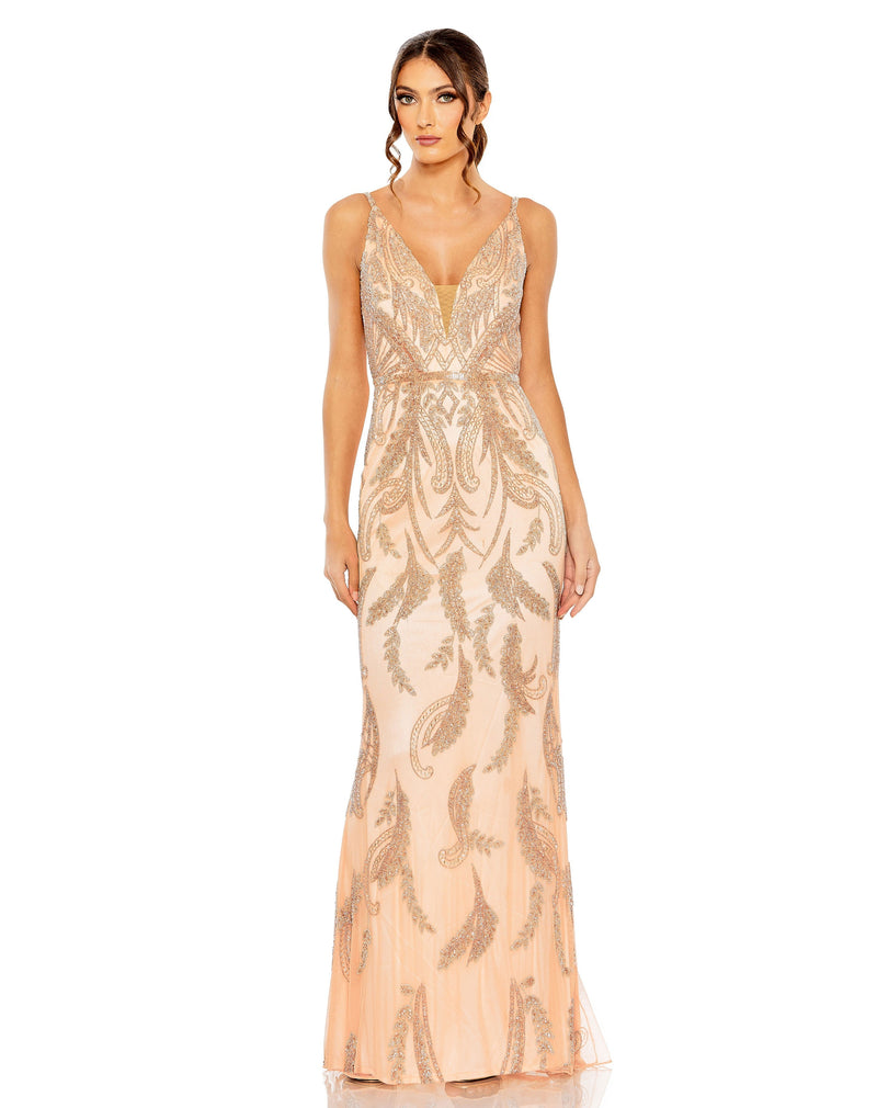 Mac Duggal 6015-Apricot-AB