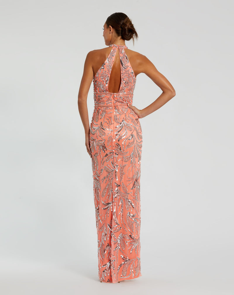 Mac Duggal 6030-Coral-BK