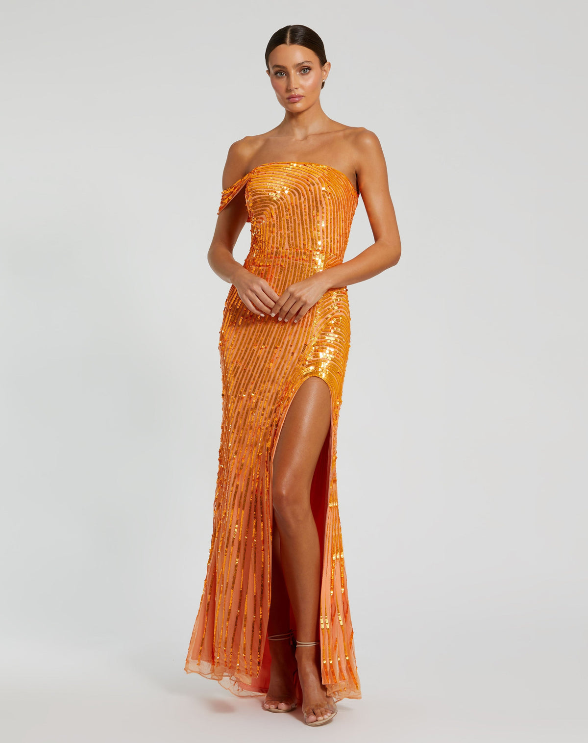 Mac Duggal 6072-OrangeCrush-AB