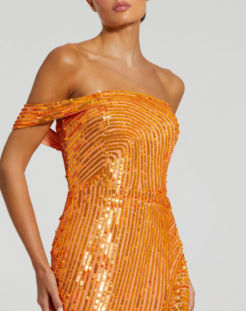 Mac Duggal 6072-OrangeCrush-CL