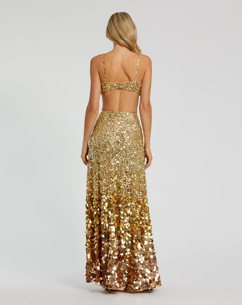 Mac Duggal 6077-Gold-BK