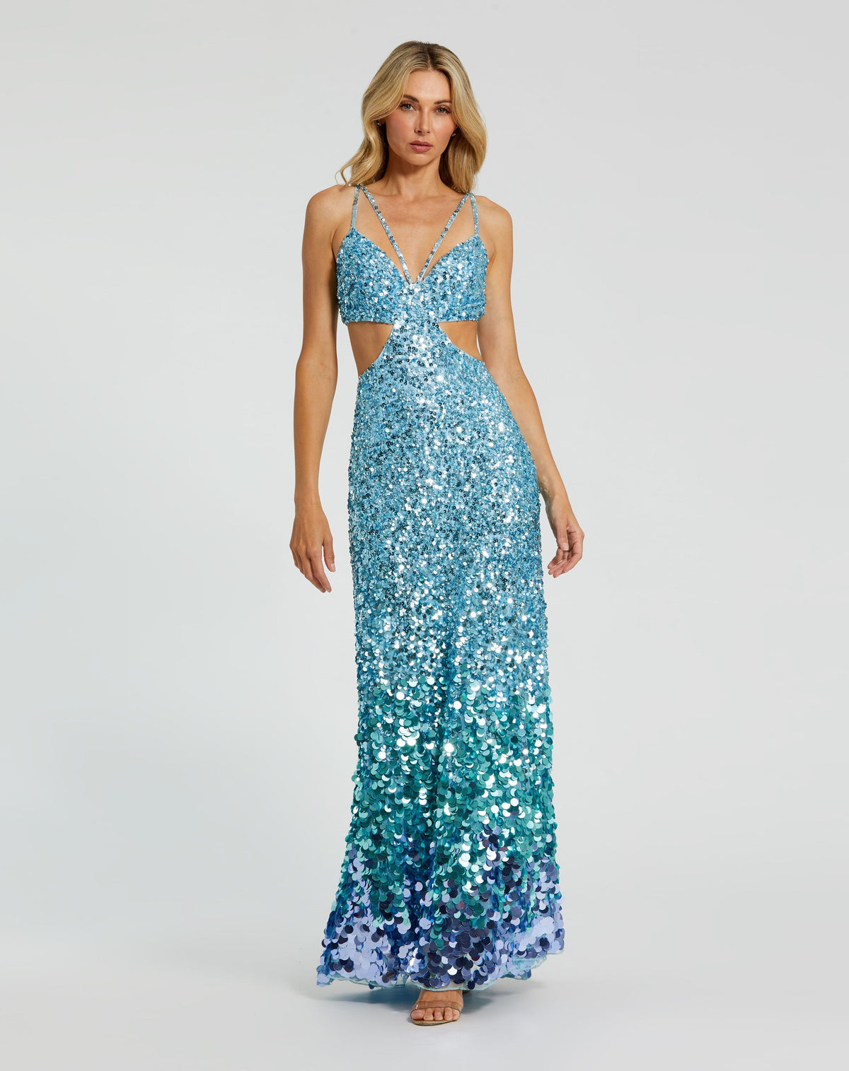 Mac Duggal 6077-IceBlue-AB