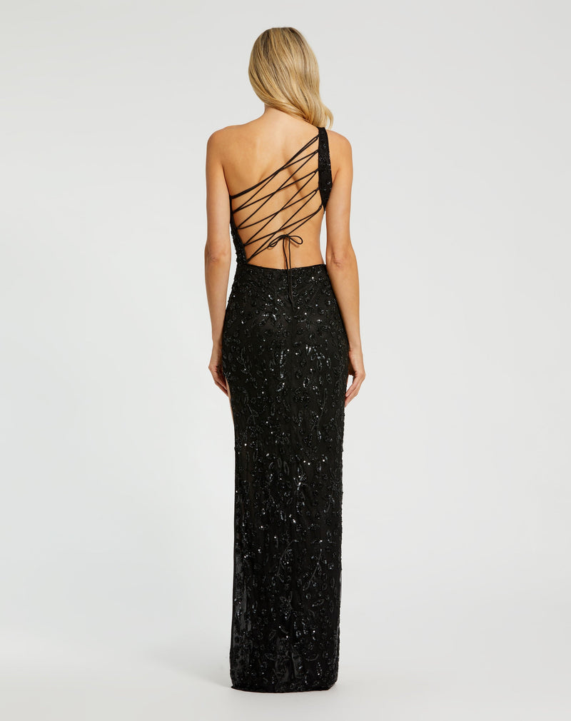 Mac Duggal 6084-Black-BK