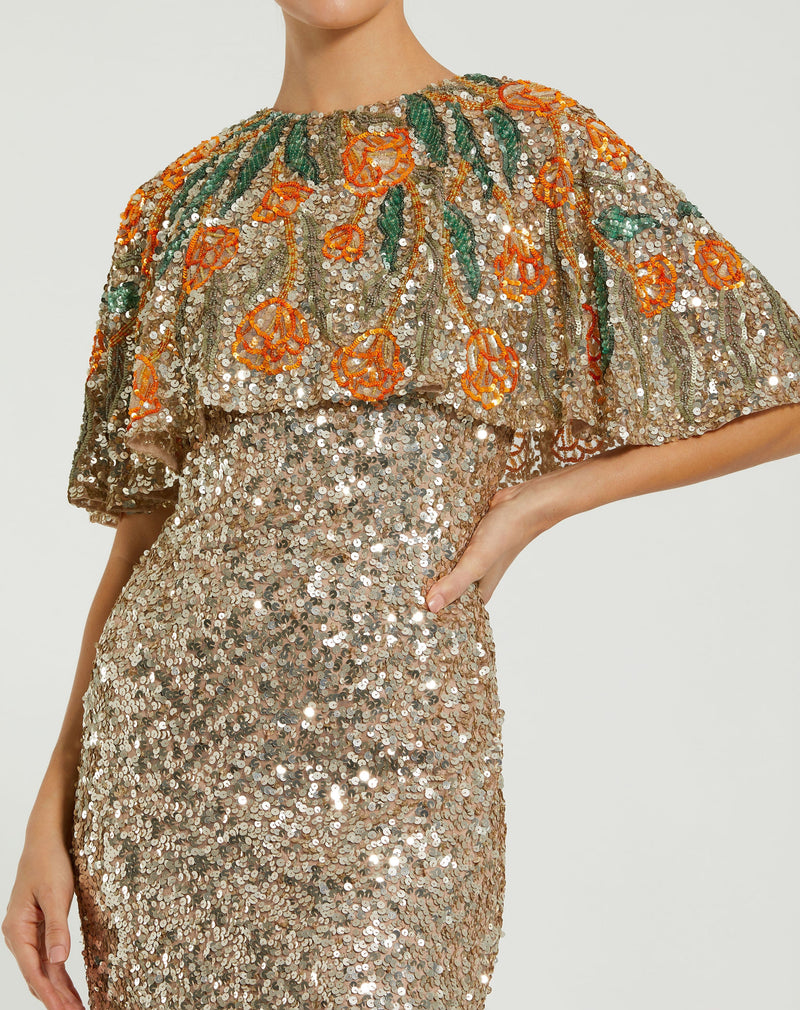 Mac Duggal 6120-GoldMulti-CL