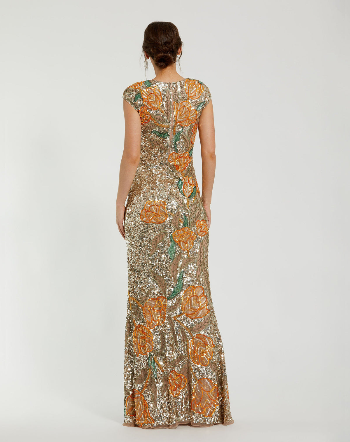 Mac Duggal 6121-GoldMulti-BK