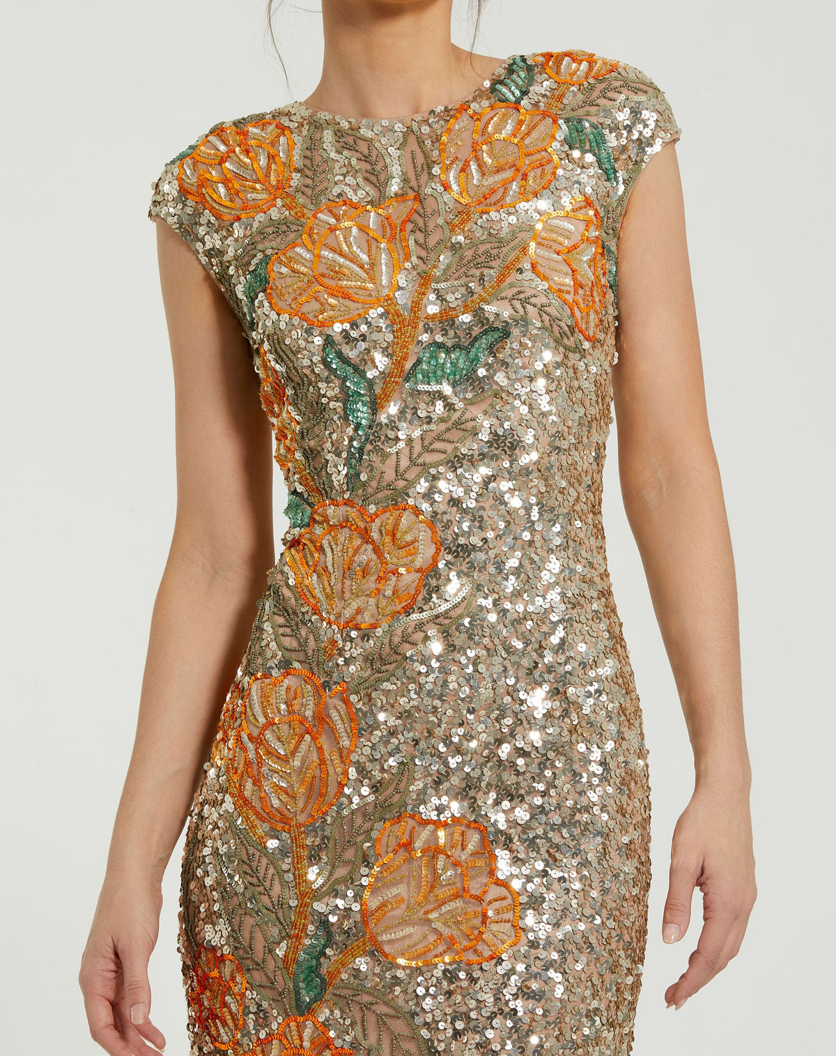 Mac Duggal 6121-GoldMulti-CL