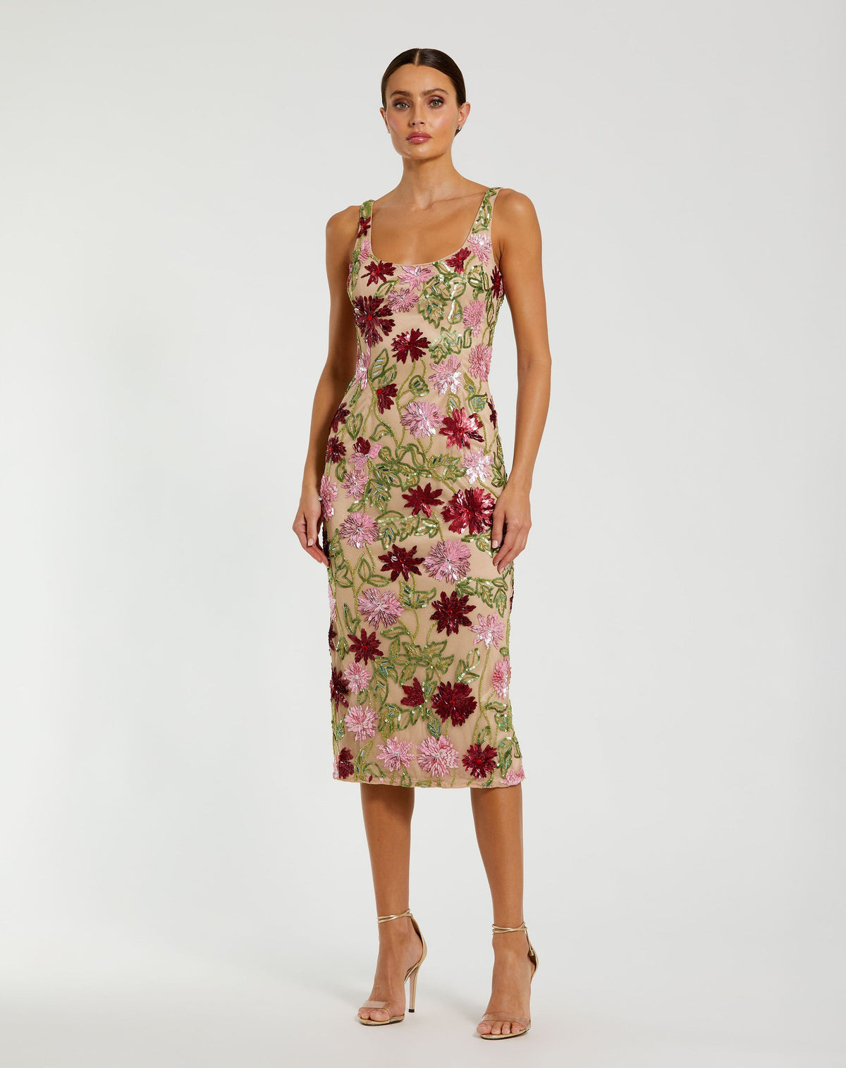 Mac Duggal 6124-NudeMulti-AB