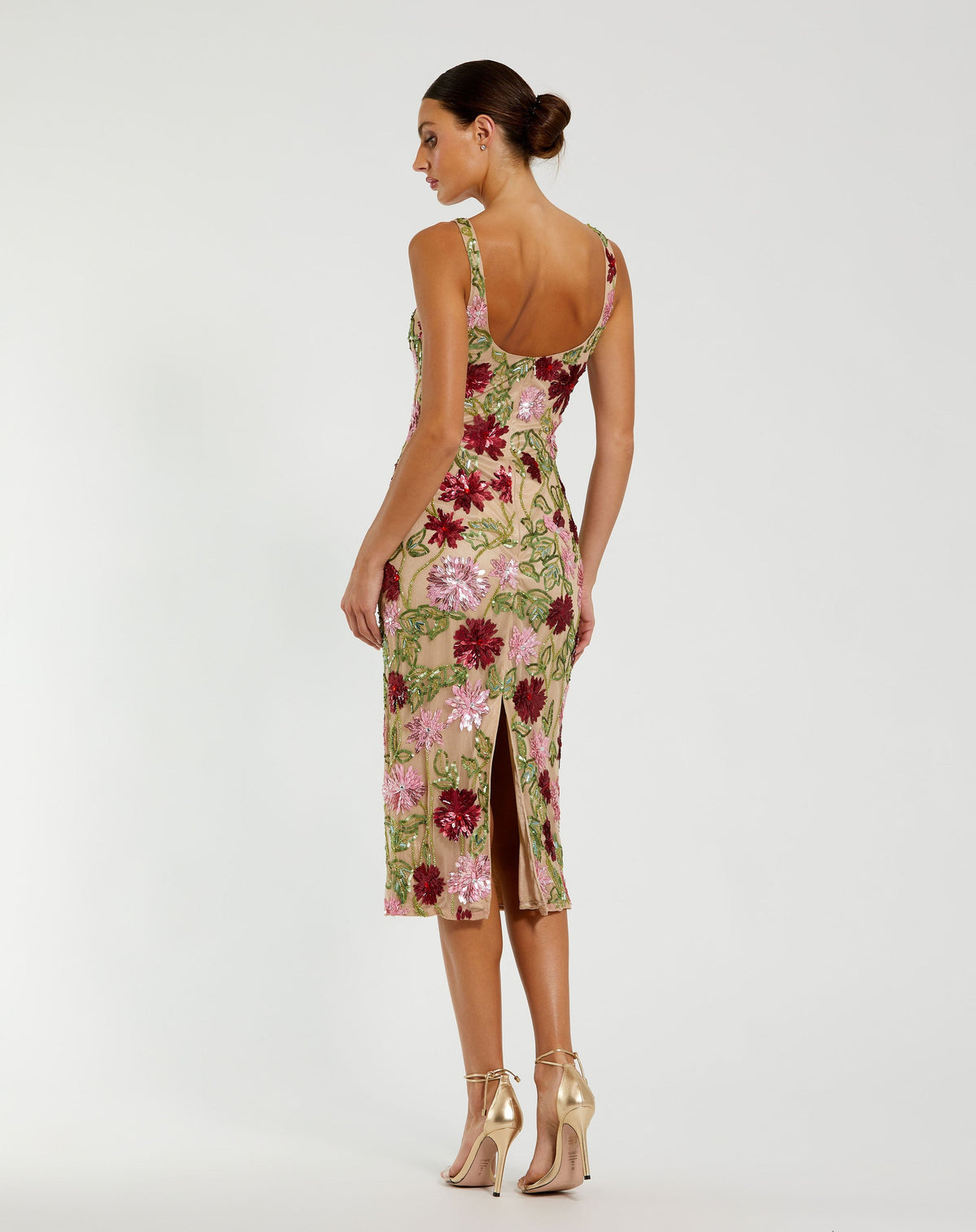 Mac Duggal 6124-NudeMulti-BK