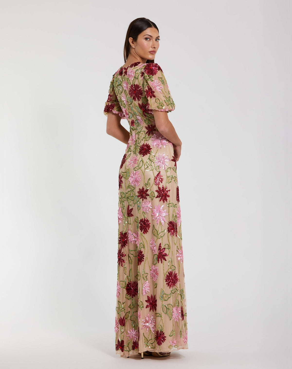 Mac Duggal 6125-NudeMulti-BK