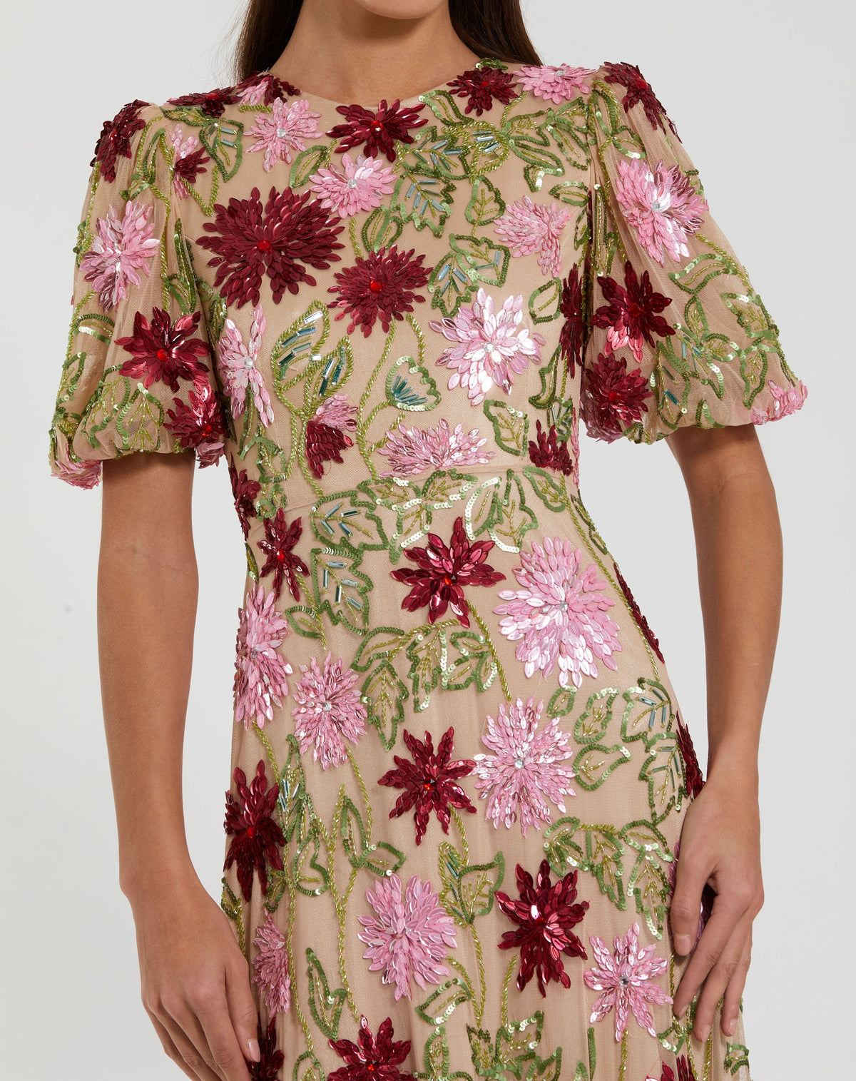 Mac Duggal 6125-NudeMulti-CL