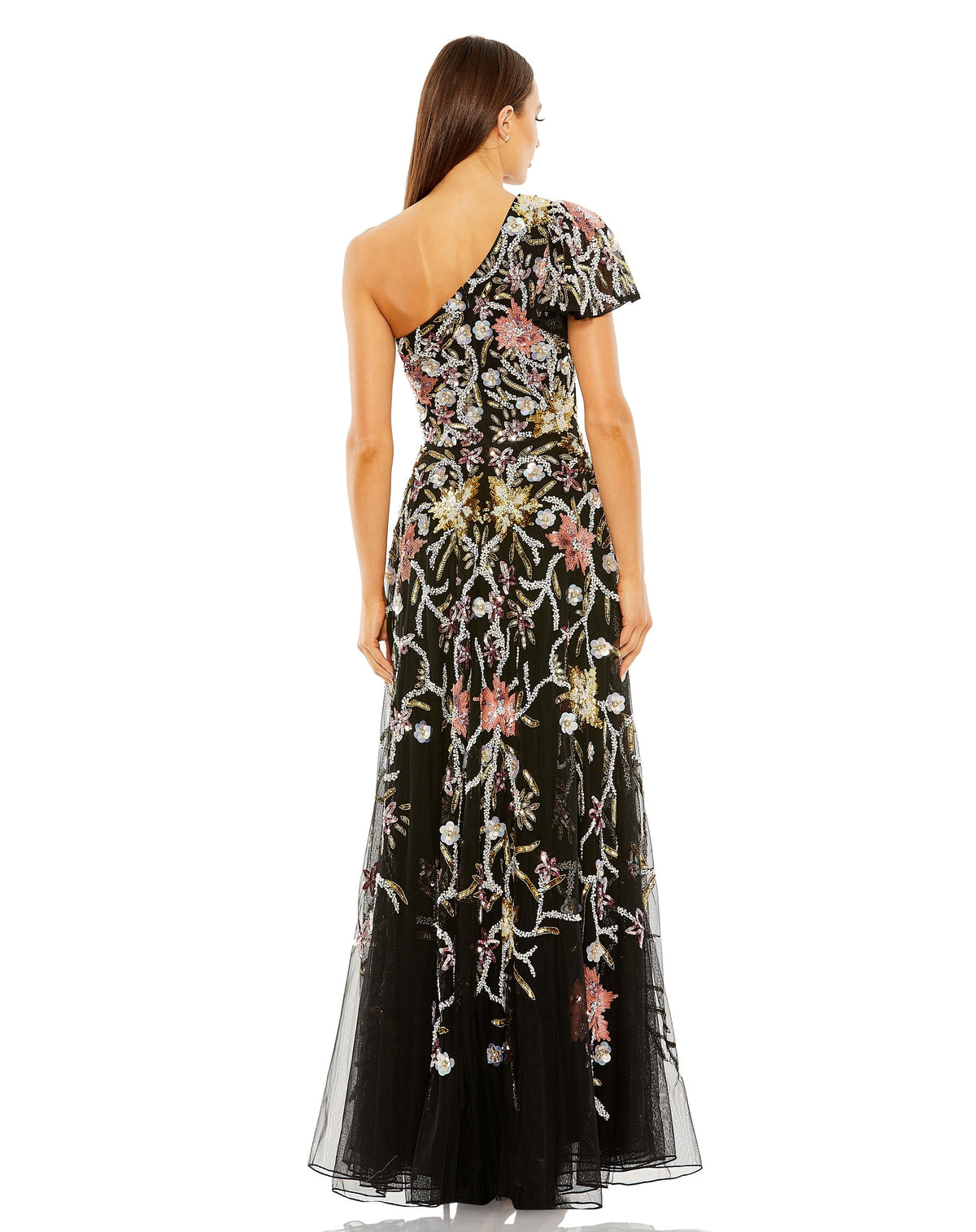 Mac Duggal 6134-BlackMulti-BK