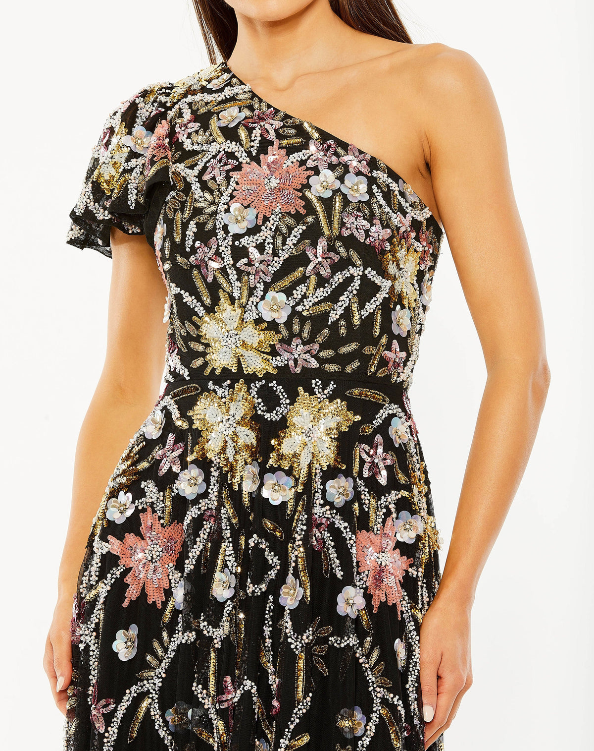 Mac Duggal 6134-BlackMulti-CL