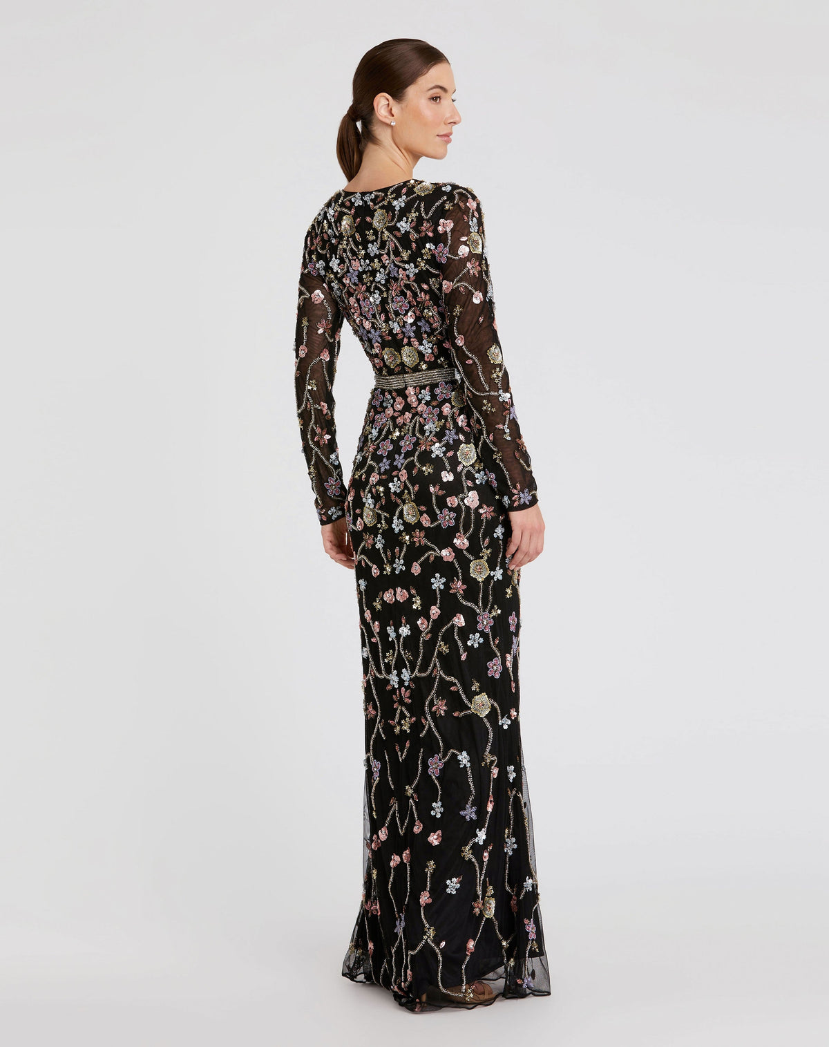 Mac Duggal 6135-BlackMulti-BK