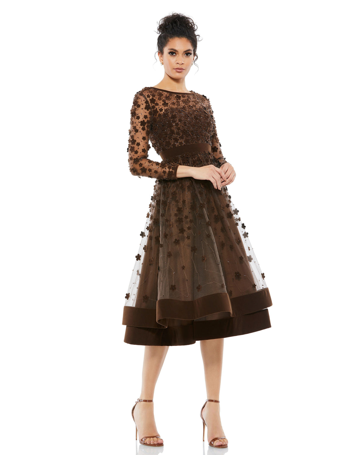 Mac Duggal 67007-Coffee-AB