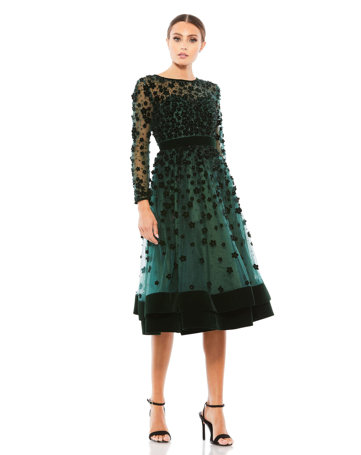 Mac Duggal 67007-Emerald-AB