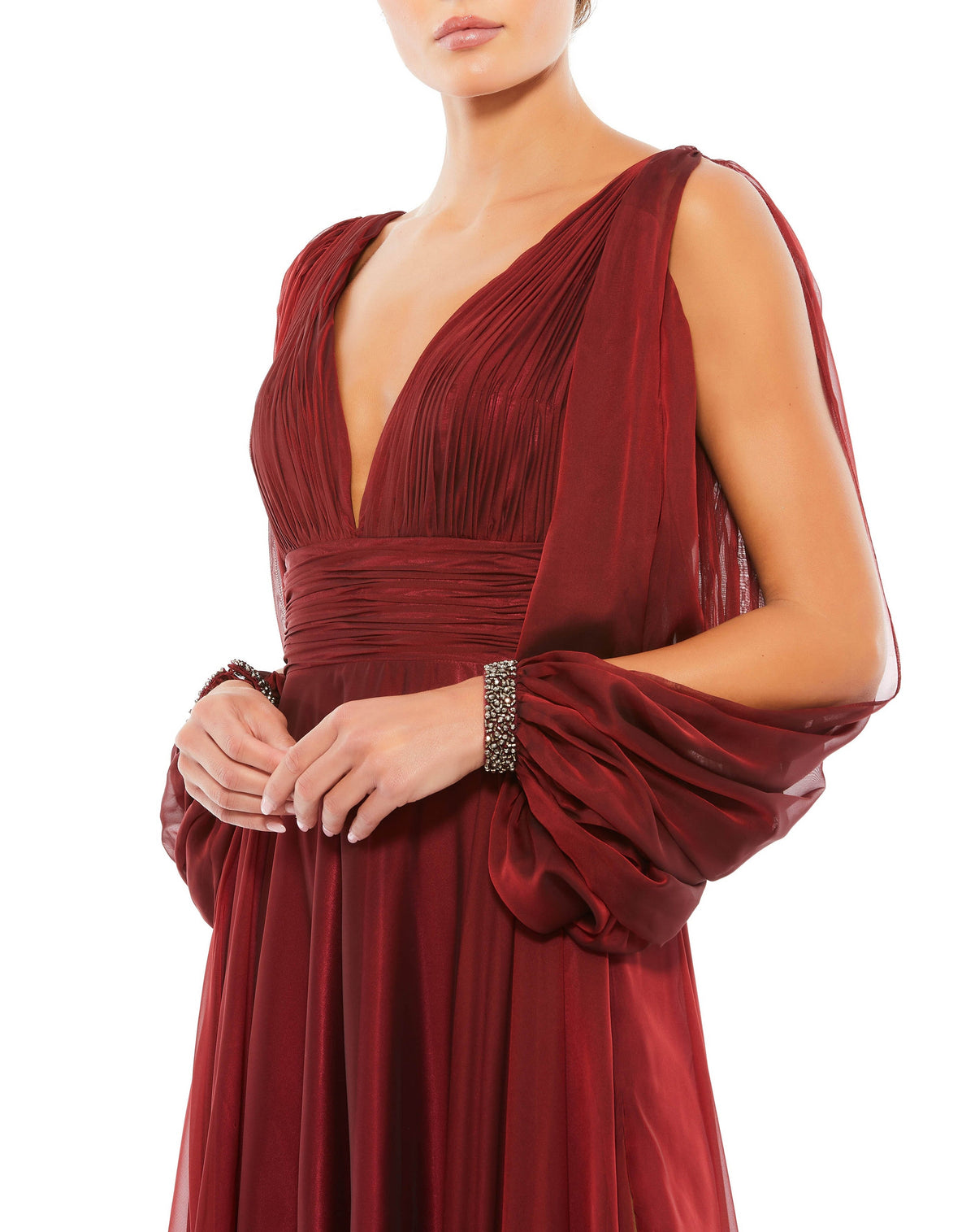 Mac Duggal 67414-Garnet-CL