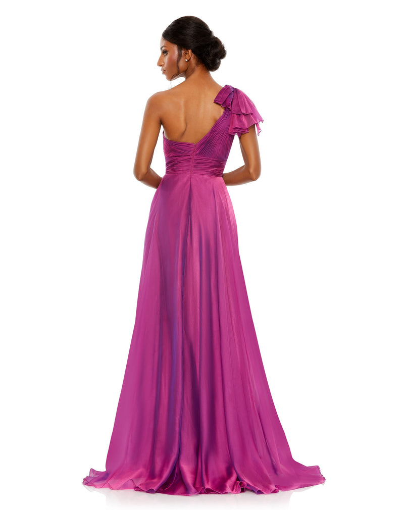 Mac Duggal 67476-Raspberry-BK