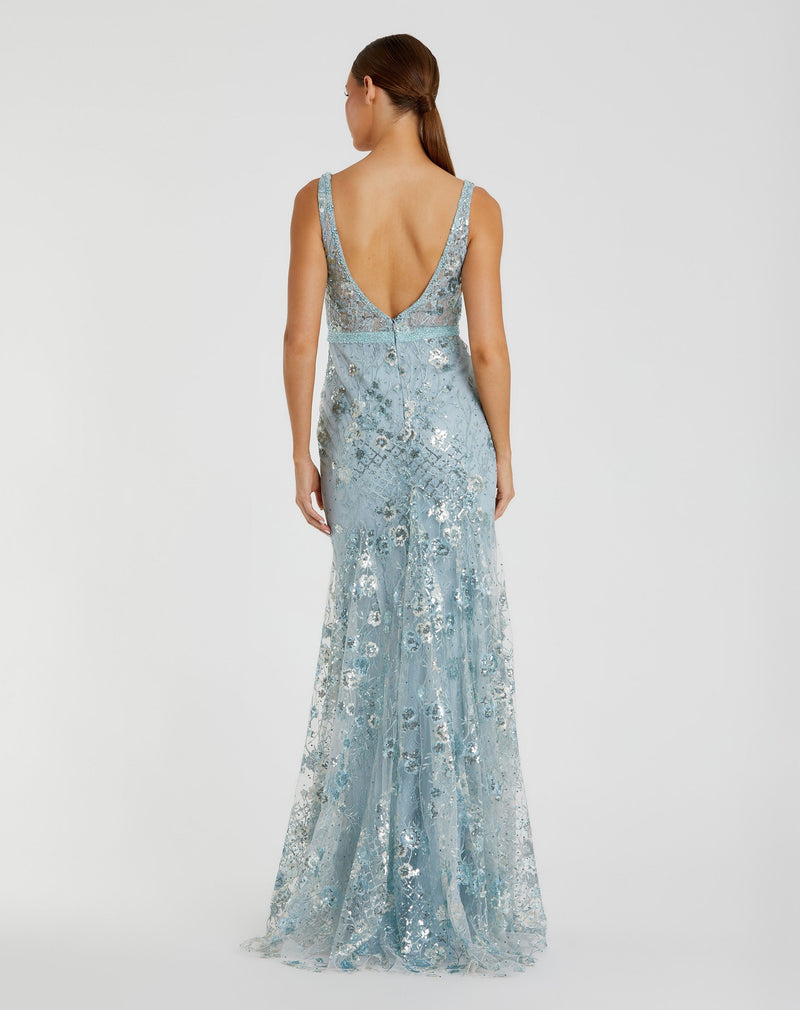 Mac Duggal 67481-Seafoam-BK