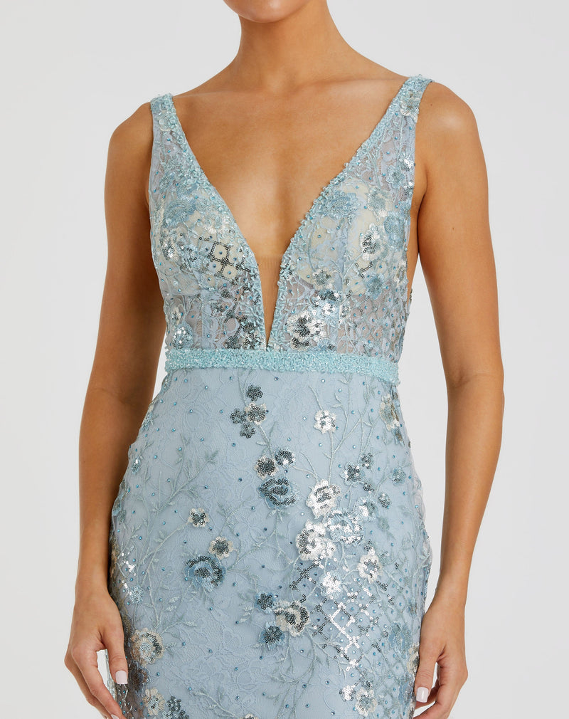 Mac Duggal 67481-Seafoam-CL