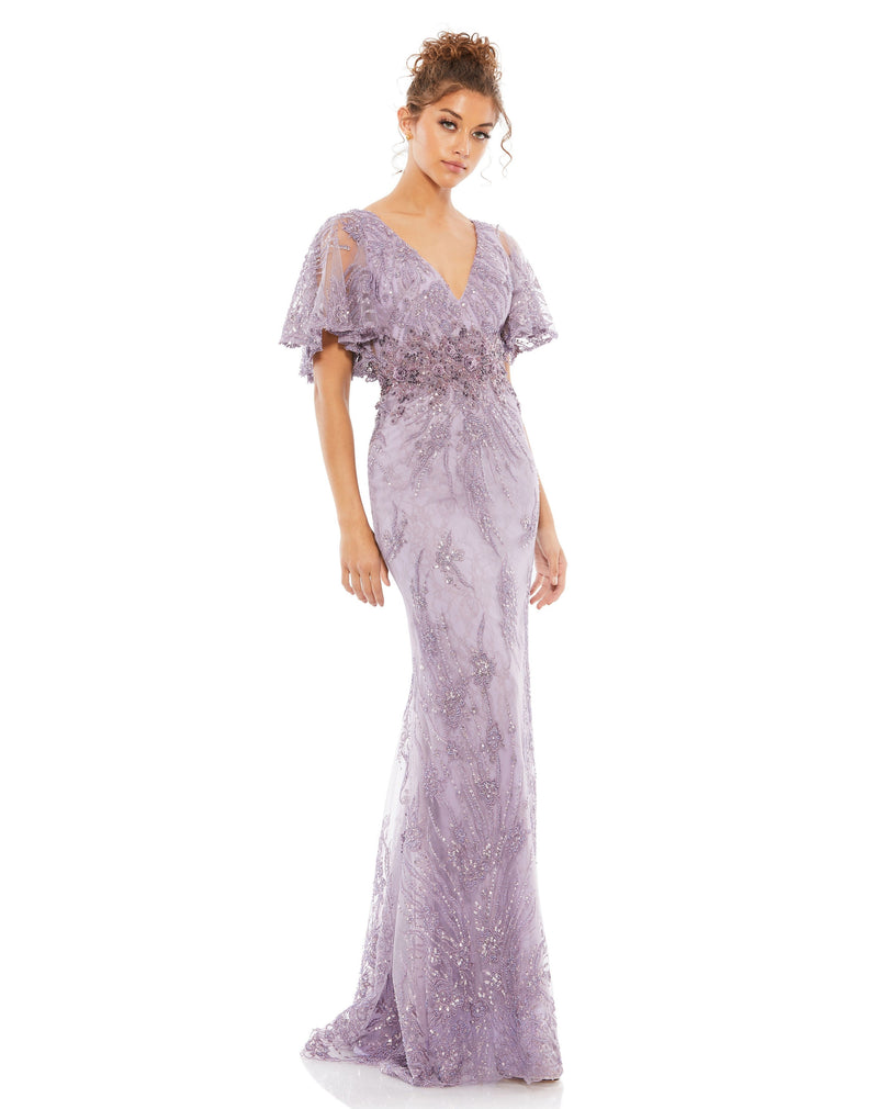 Mac Duggal 67493-VintageLilac-AB