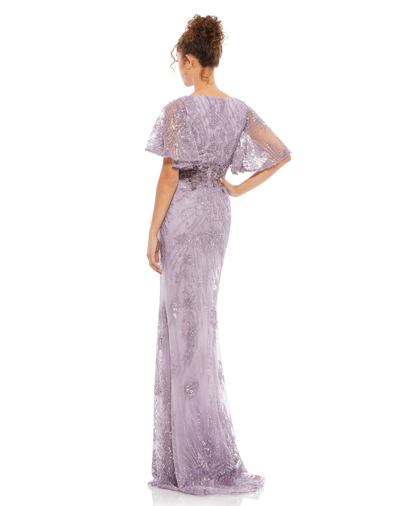 Mac Duggal 67493-VintageLilac-BK