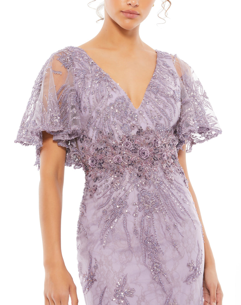 Mac Duggal 67493-VintageLilac-CL