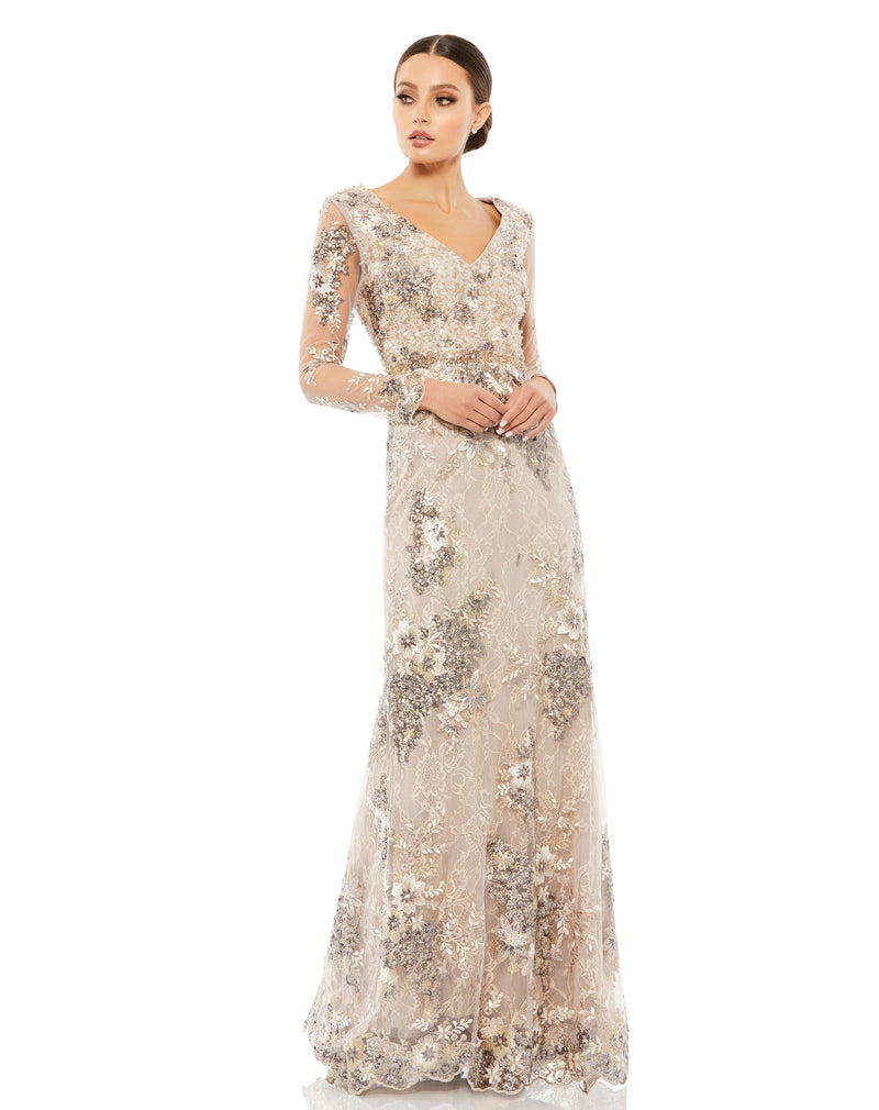 Mac Duggal 67539-Taupe-AB