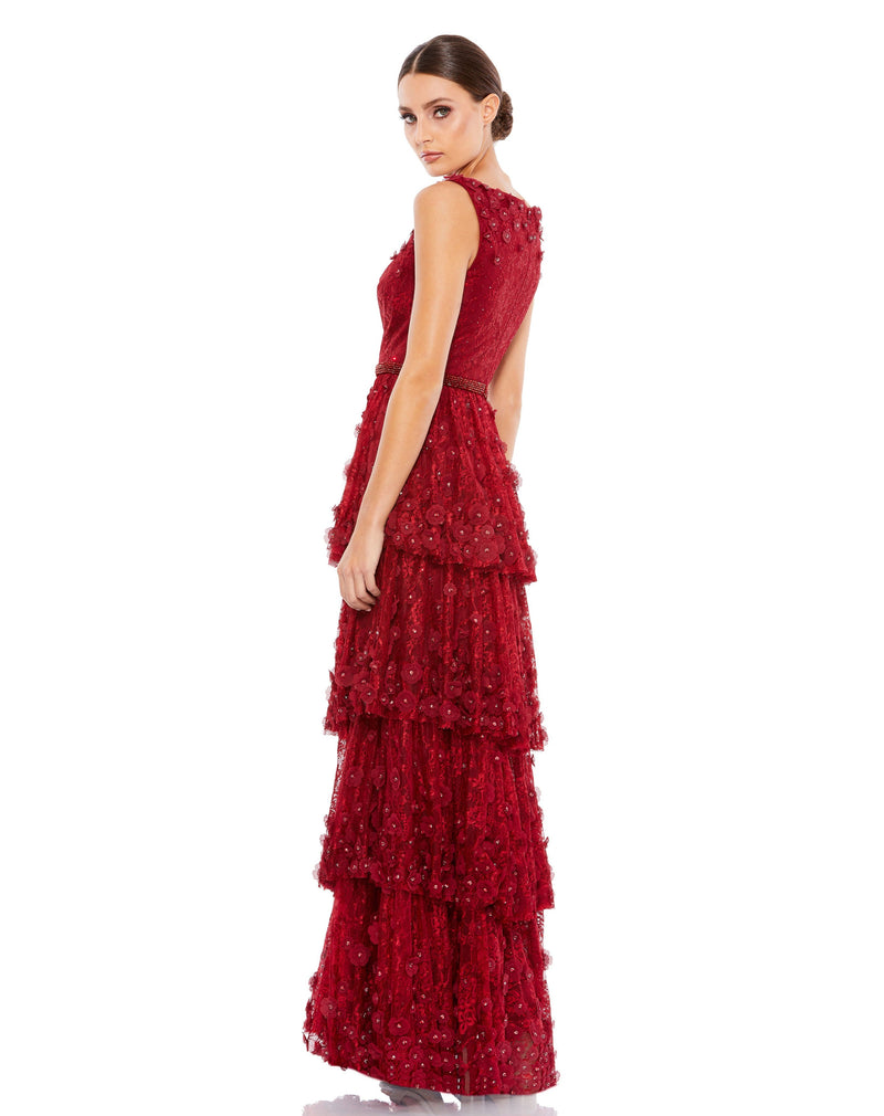 Mac Duggal 67710-Burgundy-BK