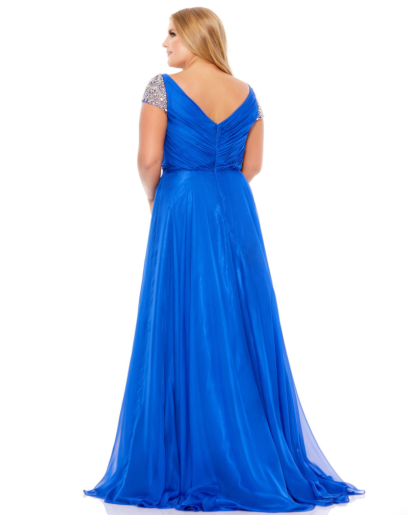 Mac Duggal 67723-Cobalt-BK