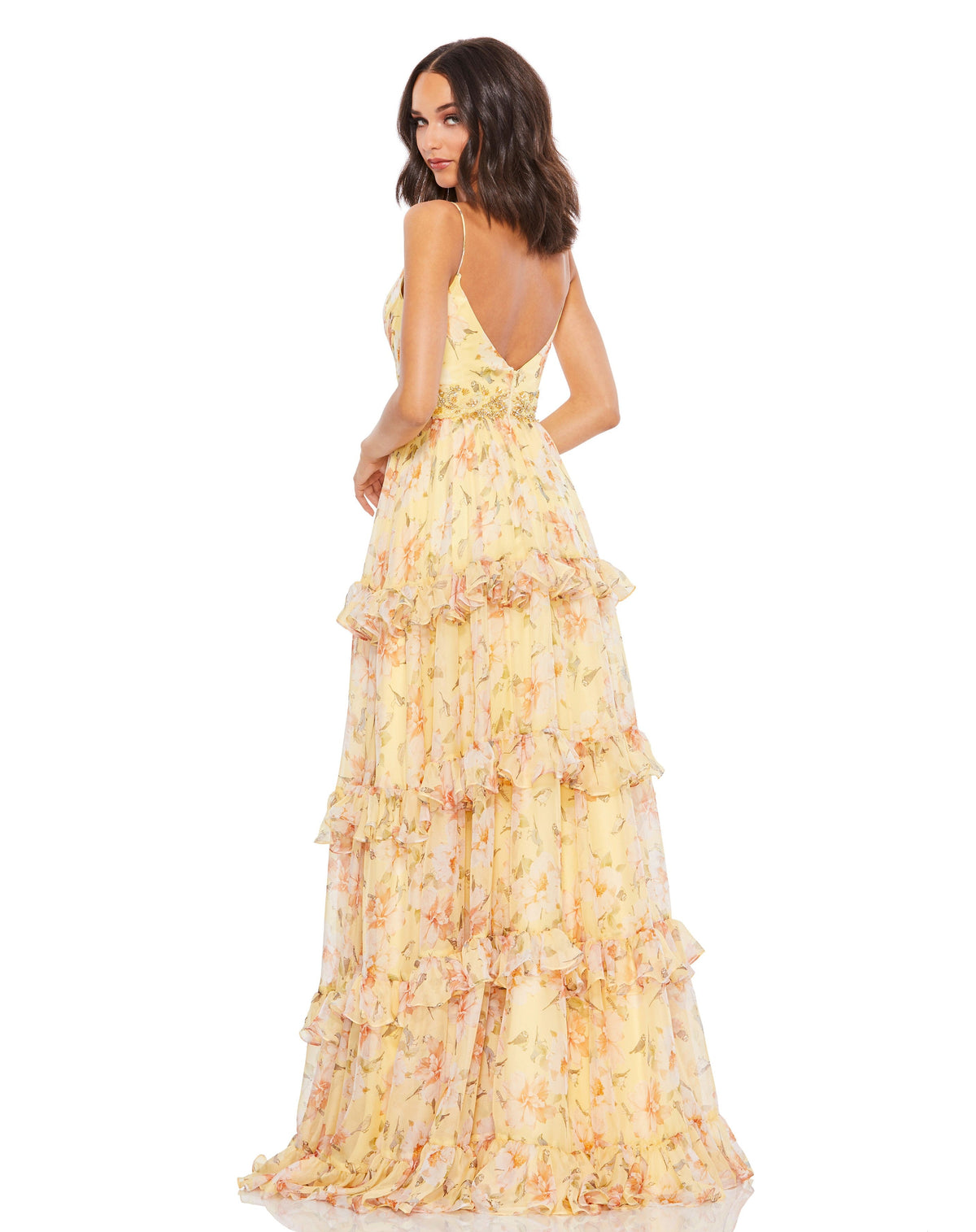 Mac Duggal 67794-Lemon-BK