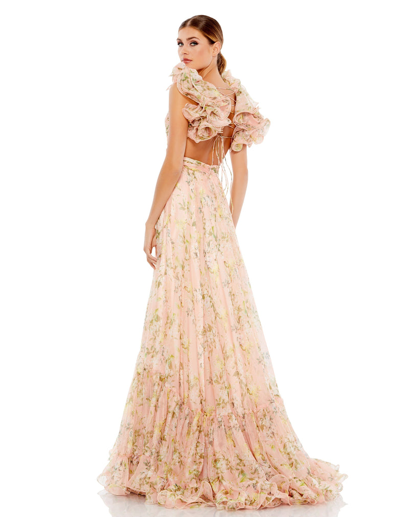 Mac Duggal 67803-PinkMulti-BK