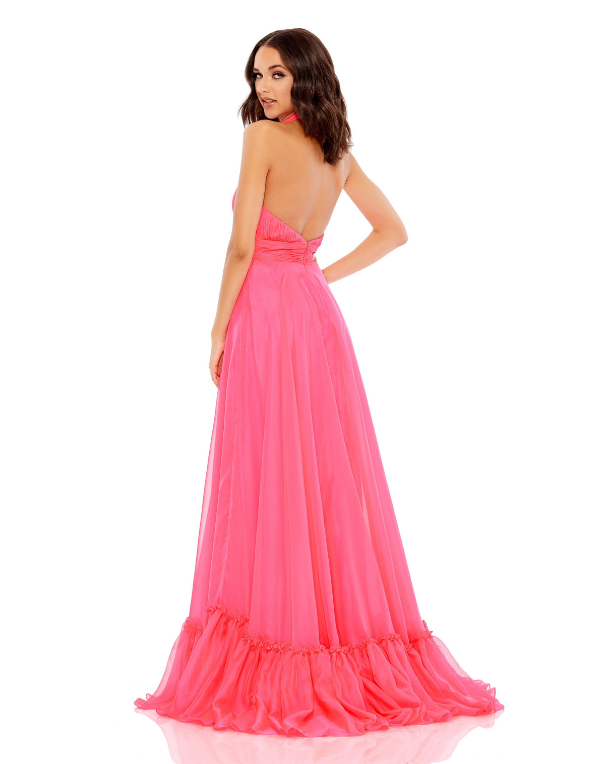 Mac Duggal 67816-HotPink-BK