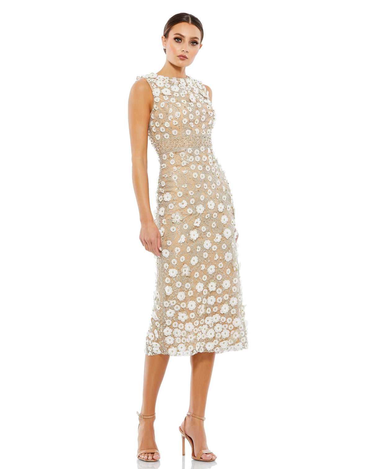 Mac Duggal 67853-IvoryNude-AB